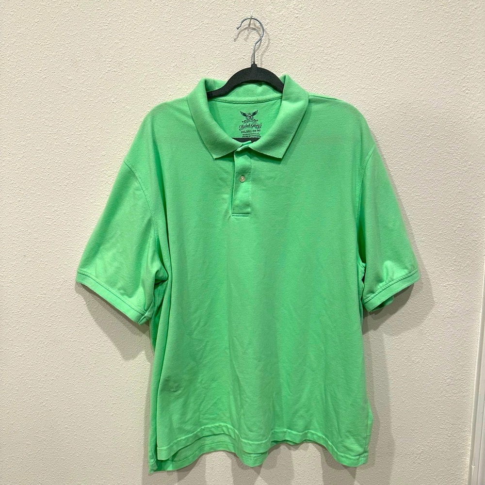 Faded Glory Mens Short Sleeve Polo, 3XL.